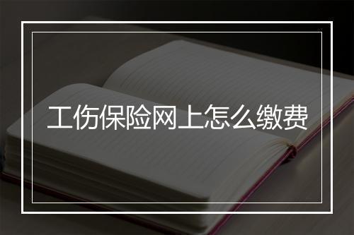 工伤保险网上怎么缴费