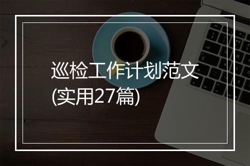巡检工作计划范文(实用27篇)