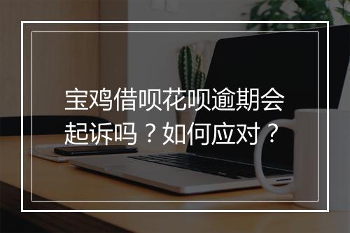 宝鸡借呗花呗逾期会起诉吗?如何应对?