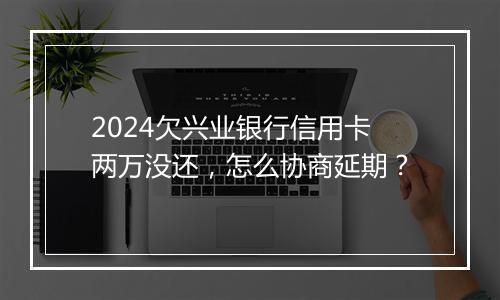 2024欠兴业银行信用卡两万没还,怎么协商延期?