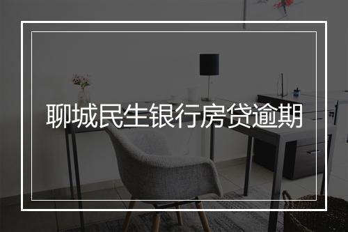 聊城民生银行房贷逾期