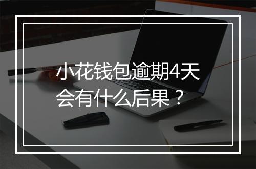 小花钱包逾期4天会有什么后果?