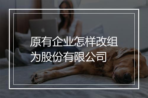 原有企业怎样改组为股份有限公司