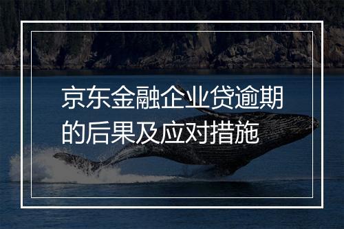 京东金融企业贷逾期的后果及应对措施