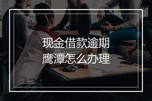 现金借款逾期鹰潭怎么办理