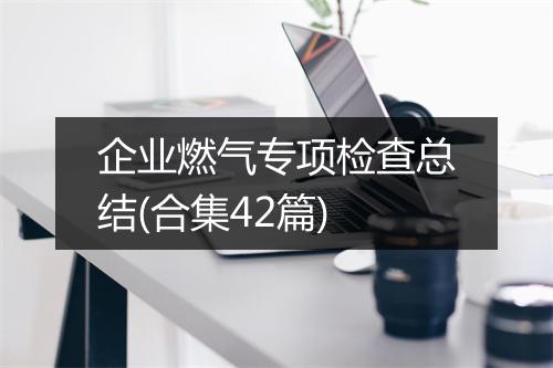 企业燃气专项检查总结(合集42篇)