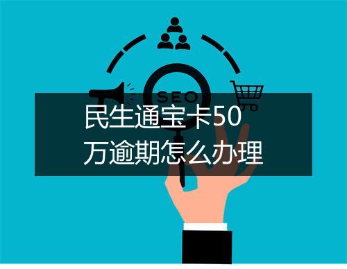 民生通宝卡50万逾期怎么办理