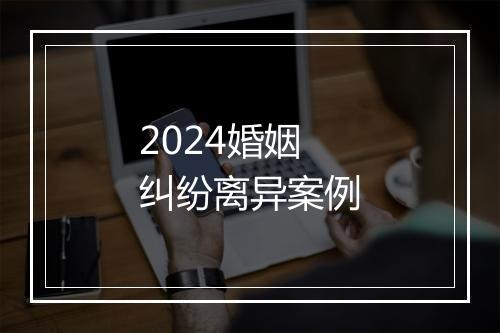 2024婚姻纠纷离异案例