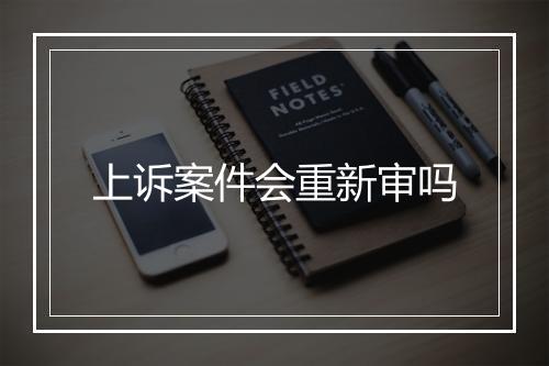 上诉案件会重新审吗