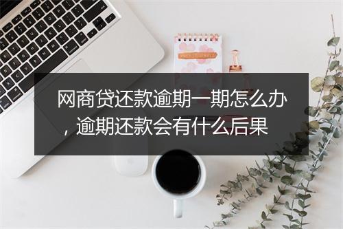 网商贷还款逾期一期怎么办,逾期还款会有什么后果