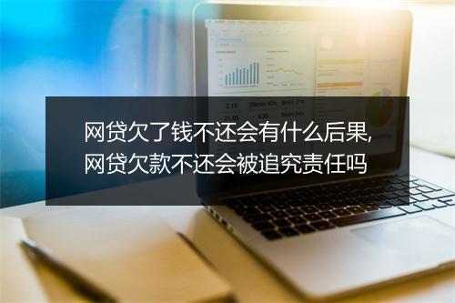 网贷欠了钱不还会有什么后果,网贷欠款不还会被追究责任吗