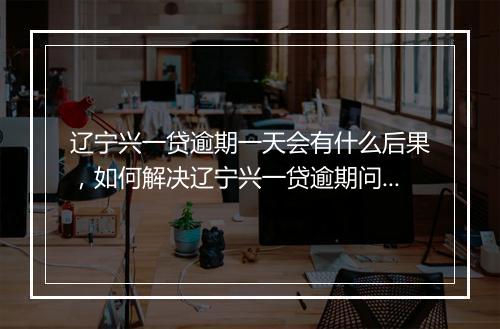 辽宁兴一贷逾期一天会有什么后果,如何解决辽宁兴一贷逾期问题