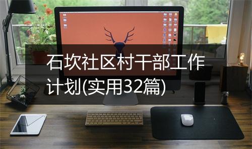石坎社区村干部工作计划(实用32篇)