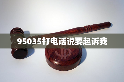 95035打电话说要起诉我