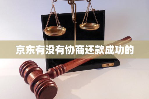 京东有没有协商还款成功的