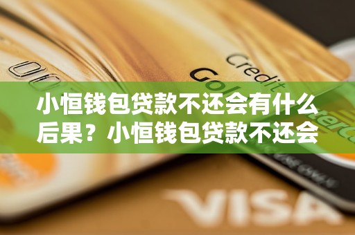 小恒钱包贷款不还会有什么后果？小恒钱包贷款不还会影响信用吗？