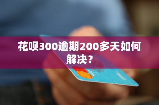 花呗300逾期200多天如何解决？